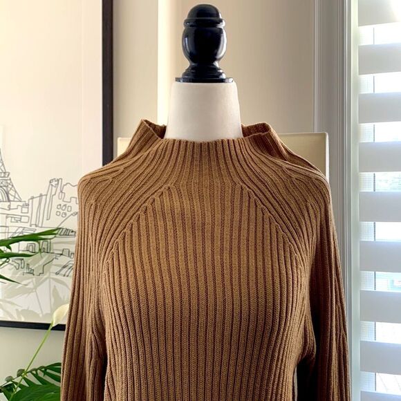 Women's Tan Sweater - Picture 3 of 8
